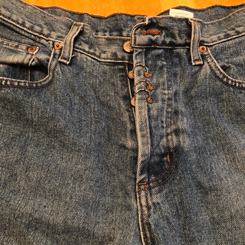 Vintage High waist pierce fly jeans
